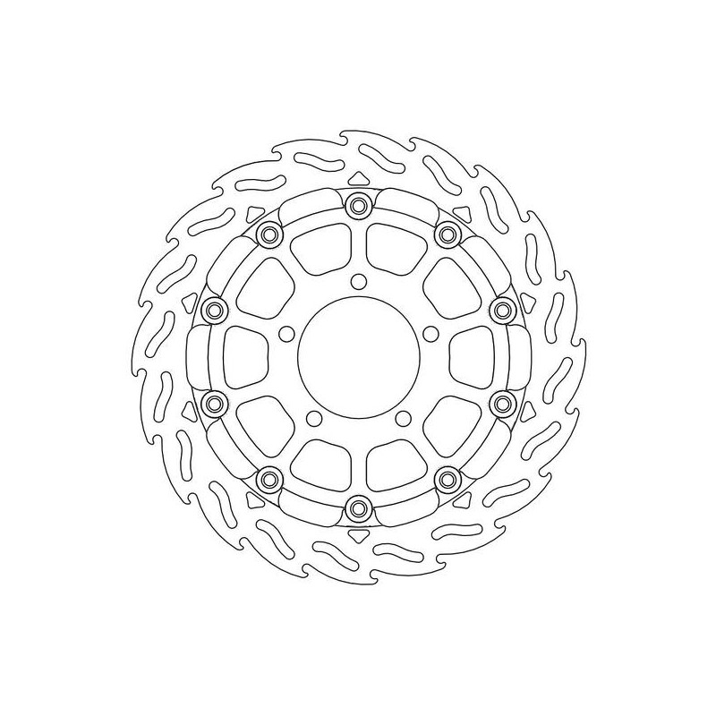 Disque de Frein Avant Droit Moto-Master Flame Racing pour Versys 1000 (12-14) - 112091 Disque de Frein Avant Droit Moto-Master Flame Racing pour Versys 1000 (12-14) - 112091