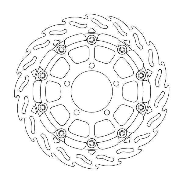 Disque de Frein Avant Droit Moto-Master Flame Racing pour Versys 1000 (12-14) - 112091