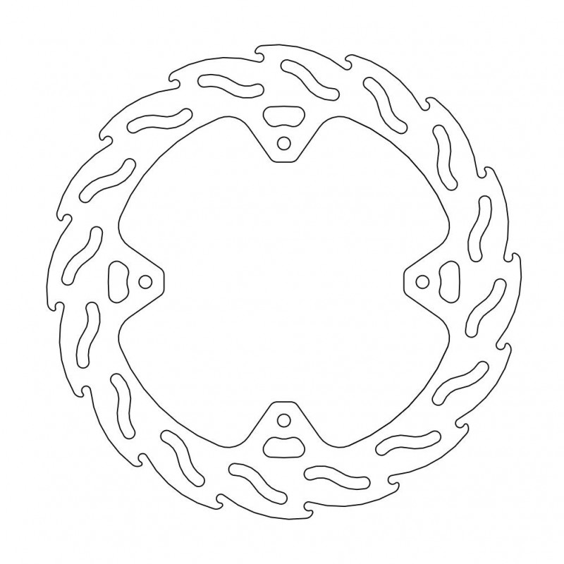 Disque de Frein Arrière Moto-Master Flame Series pour Honda CRF 450 L (02-22) - 110207