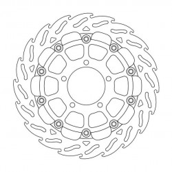 Disque de Frein Avant Gauche Moto-Master Flame Racing pour Z 800 (13-17)