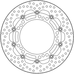 Disque de frein Avant Moto-Master Halo Racing pour Z 650 RS (22-24) - 112284