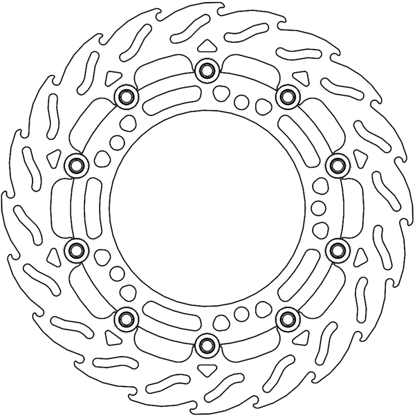 Disque de Frein Avant Gauche Moto-Master Flame Racing pour Ninja 650 (17-24) - 112282