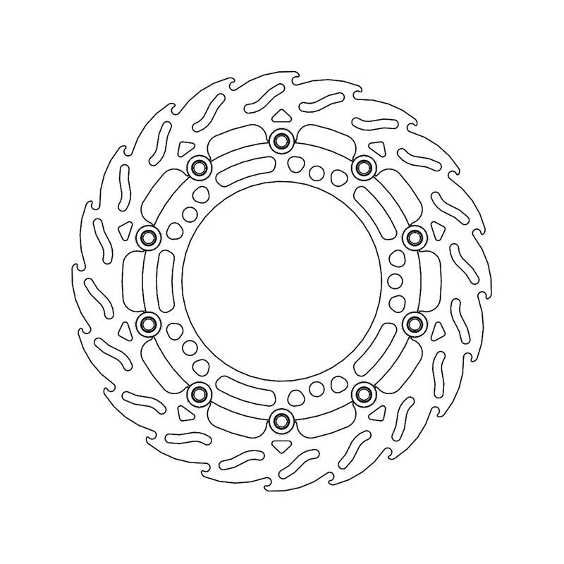 Disque de Frein Avant Gauche Moto-Master Flame Racing pour Z 900 (17-24) - 112282 Disque de Frein Avant Gauche Moto-Master Flame Racing pour Z 900 (17-24) - 112282