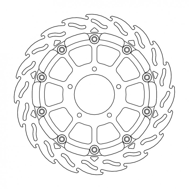 Disque de Frein Avant Droit Moto-Master Flame Racing pour Rivale 800 (12-19) - 112217 Disque de Frein Avant Droit Moto-Master Flame Racing pour Rivale 800 (12-19) - 112217