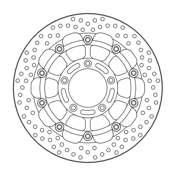 Disque de frein Avant Moto-Master Halo Racing pour Brutale 910 S (06-08) - 113165