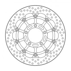 Disque de frein Avant Moto-Master Halo Racing pour Brutale 990 (10-11) - 113165