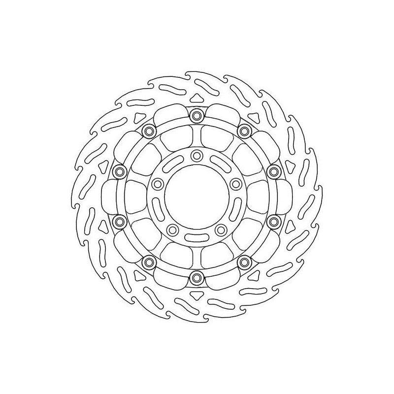 Disque de Frein Avant Droit Moto-Master Flame Racing pour Brutale 920 (10-13) - 113152 Disque de Frein Avant Droit Moto-Master Flame Racing pour Brutale 920 (10-13) - 113152