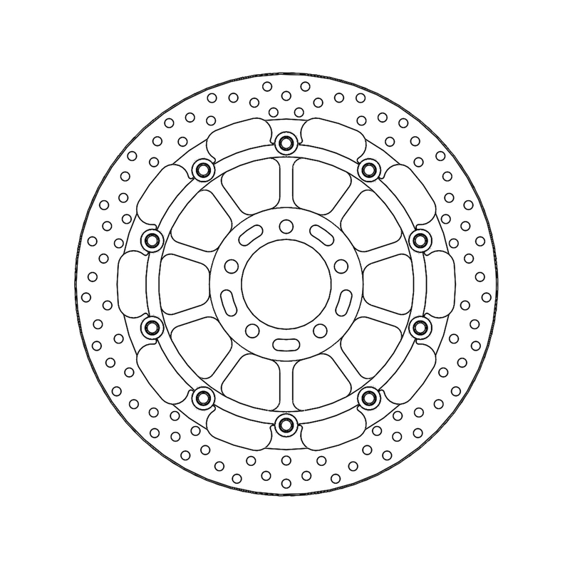 Disque de frein Avant Moto-Master Halo Racing pour Brutale 1090 RR (10-18) - 113159