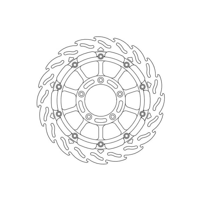 Disque de Frein Avant Droit Moto-Master Flame Racing pour Brutale 910 R (06-08) - 113073