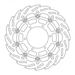 Disque de Frein Avant Gauche Moto-Master Flame Racing pour GSX-R 750 (08-16) - 112094