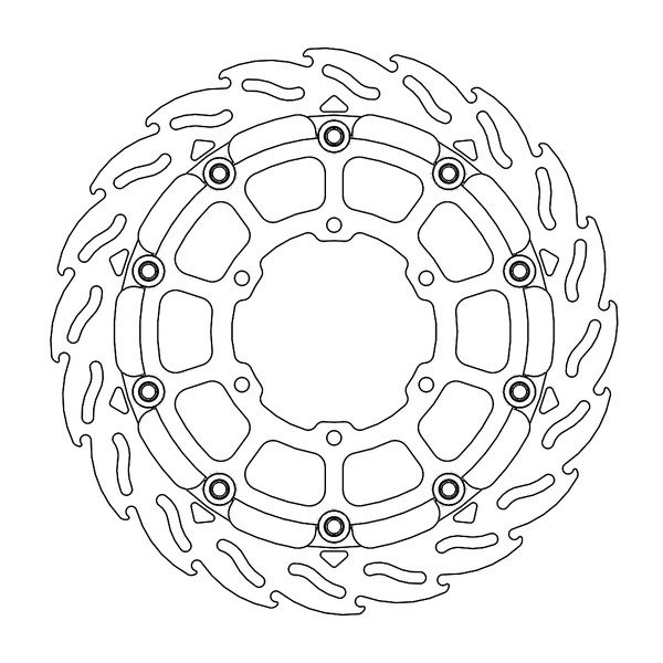 Disque de Frein Avant Droit Moto-Master Flame Racing pour GSX-R 1000 (17-22) - 112289