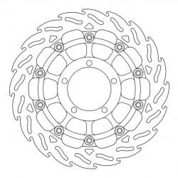 Disque de Frein Avant Droit Moto-Master Flame Racing pour Daytona 675 (06-12) - 113075