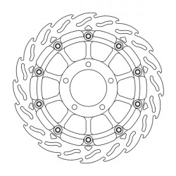 Disque de Frein Avant Gauche Moto-Master Flame Racing pour Tiger Sport 1050 (13-21) - 113178