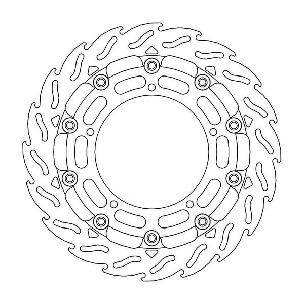 Disque de Frein Avant Gauche Moto-Master Flame Racing pour Tracer 900 GT (18-20) - 112188