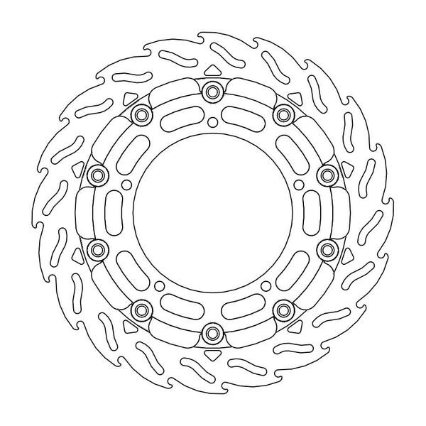 Disque de Frein Avant Droit Moto-Master Flame Racing pour Tracer 900 GT (18-20) - 112189