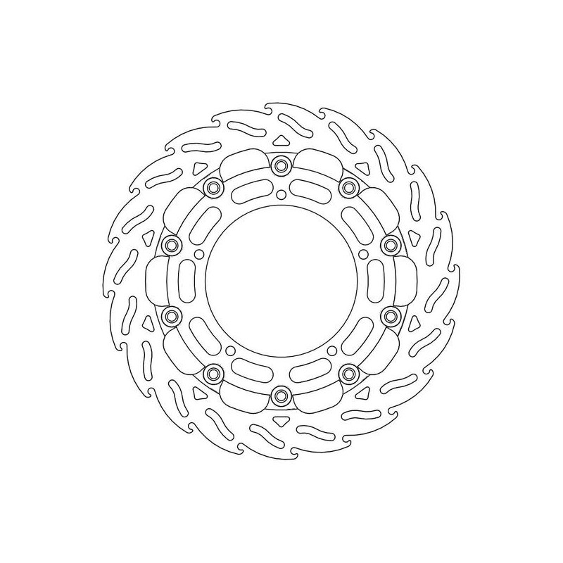 Disque de Frein Avant Droit Moto-Master Flame Racing pour YZF R1 (07-08) - 112097 Disque de Frein Avant Droit Moto-Master Flame Racing pour YZF R1 (07-08) - 112097