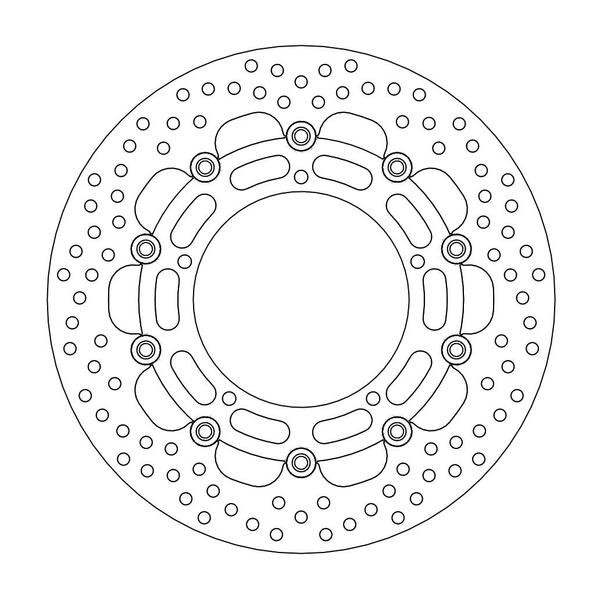 Disque de frein Avant Moto-Master Halo Racing pour YZF R1 (04-06) - 112213