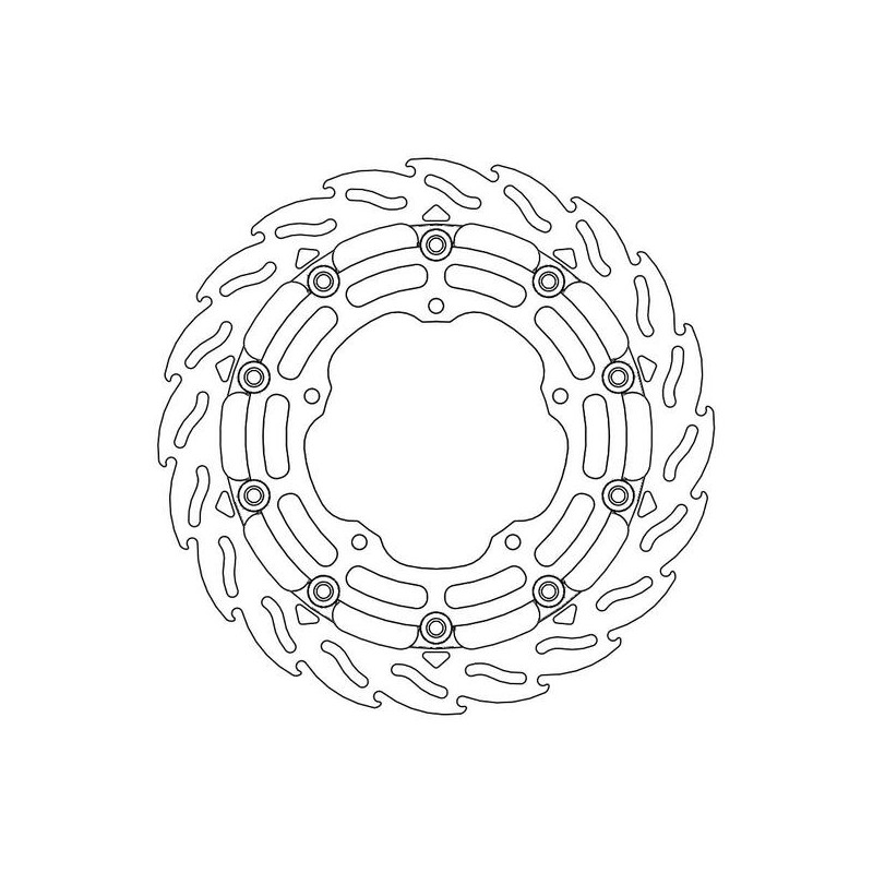 Disque de Frein Avant Droit Moto-Master Flame Racing pour MT-10 (16-24) - 112245 Disque de Frein Avant Droit Moto-Master Flame Racing pour MT-10 (16-24) - 112245