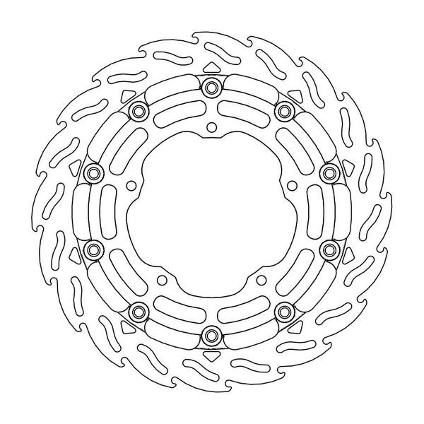 Disque de Frein Avant Droit Moto-Master Flame Racing pour MT-10 (16-24) - 112245
