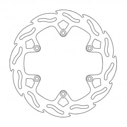 Disque de Frein Arrière Moto-Master Flame Series pour Husqvarna TX 300 - i (17-22) - 110218