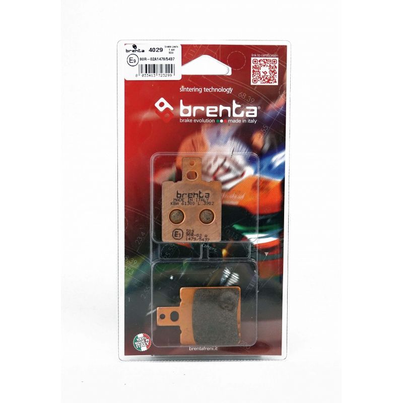 Plaquette de frein Moto et Scooter Brenta FT4029 - Syntérisé Route Plaquette de frein Moto et Scooter Brenta FT4029 - Syntérisé Route