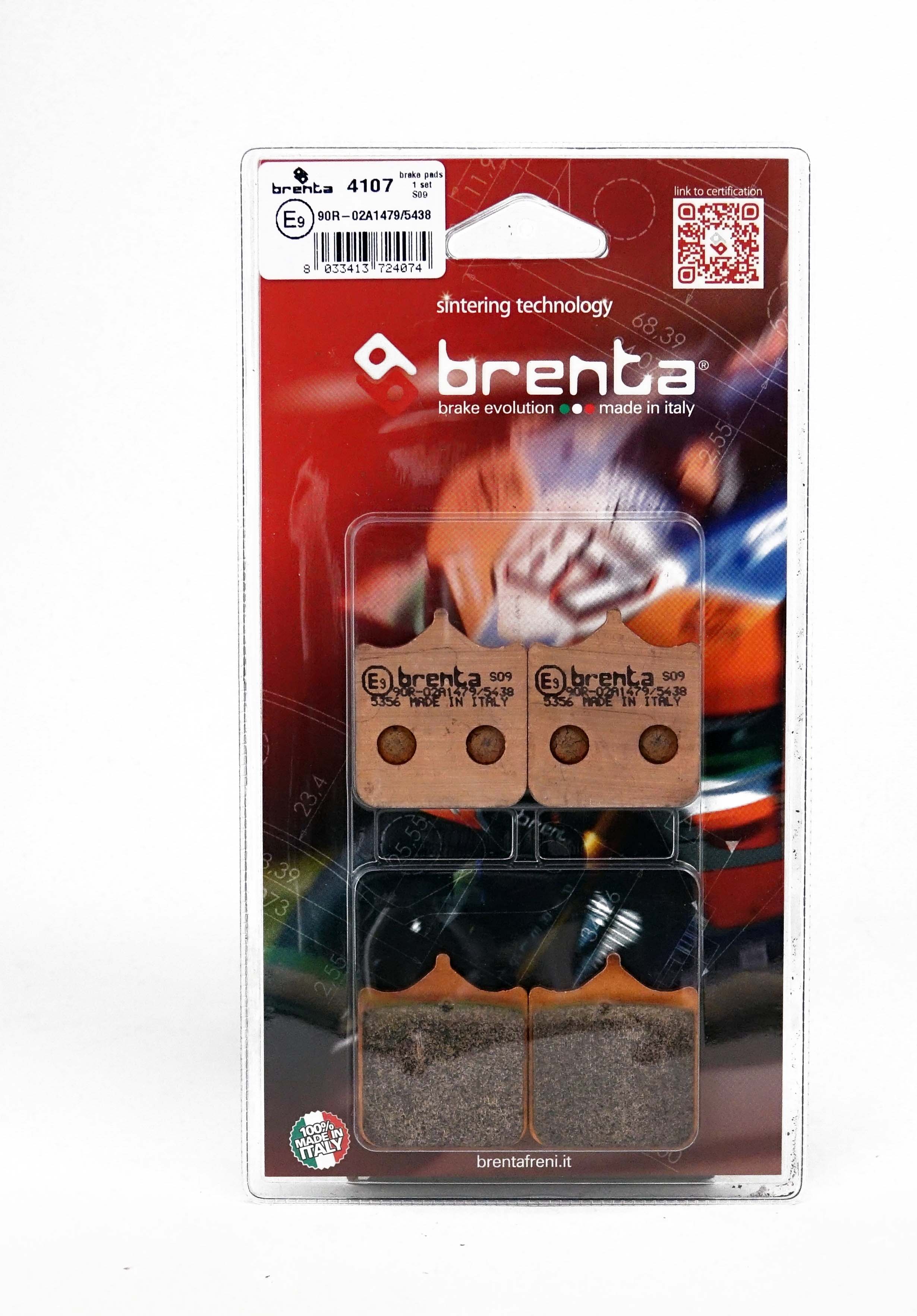 Plaquette de frein Avant Brenta FT4107 - Métal Fritté Route