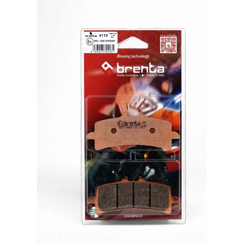 Plaquette de frein Avant Brenta FT4113 - Syntérisé Route