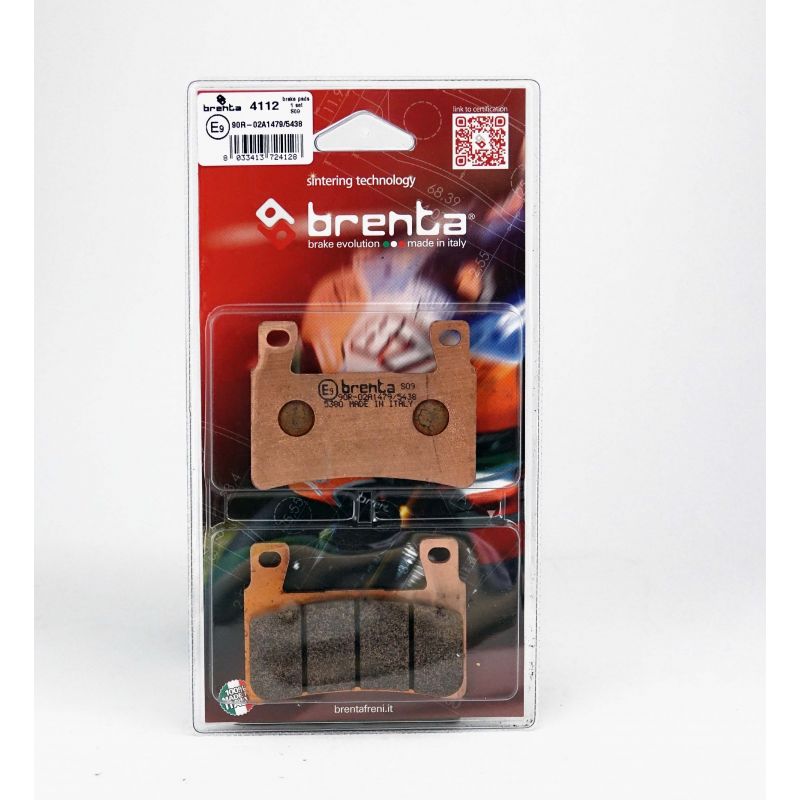 Plaquette de frein Avant Brenta FT4112 - Syntérisé Route Plaquette de frein Avant Brenta FT4112 - Syntérisé Route