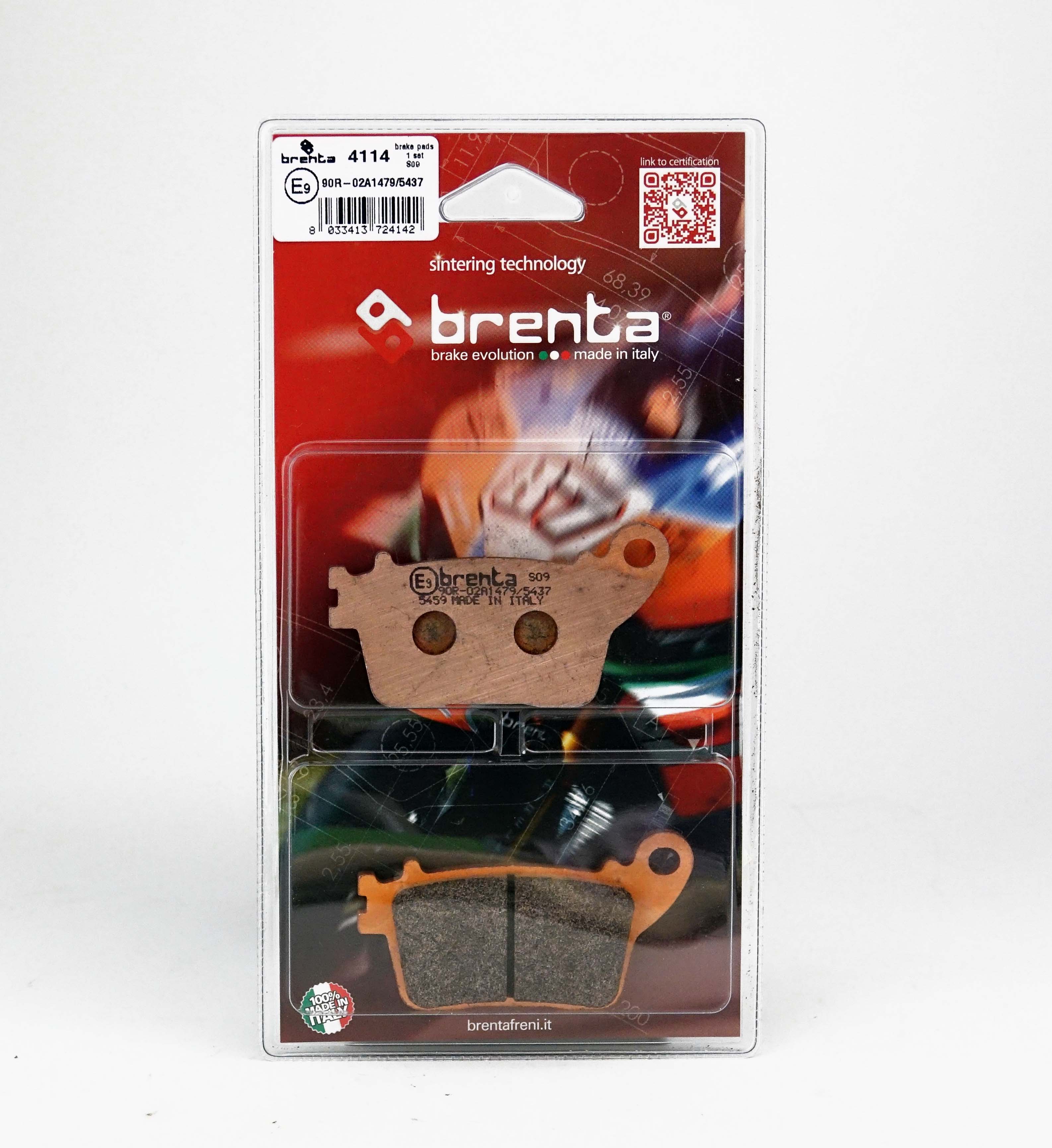 Plaquette de frein Brenta Arrière FT4114 - Syntérisé Route et Piste