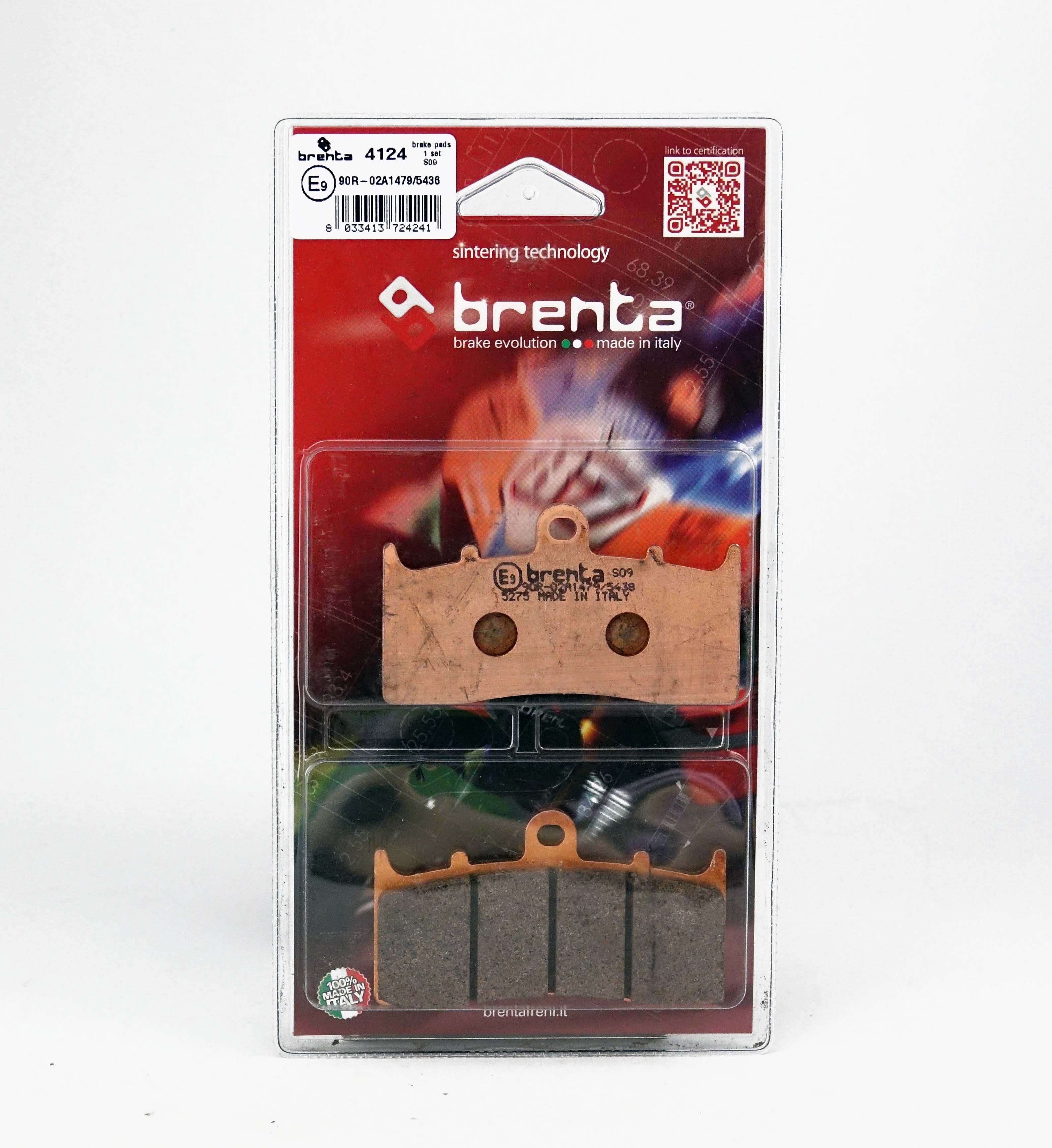 Plaquette de frein Avant Moto Brenta FT4124 - Métal Fritté Route