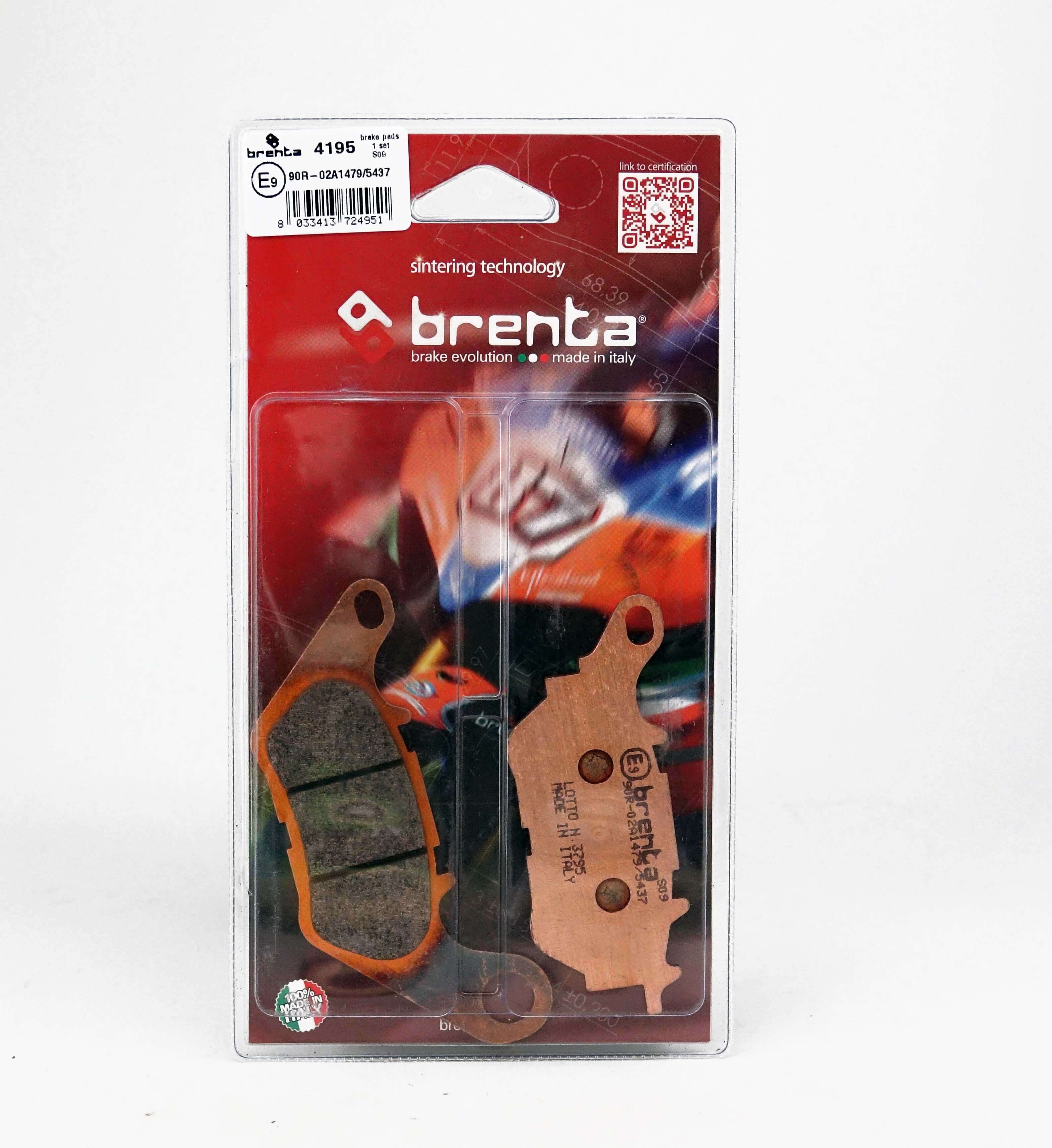 Plaquette de frein Arrière Brenta FT4195 - Métal Fritté Route et Piste