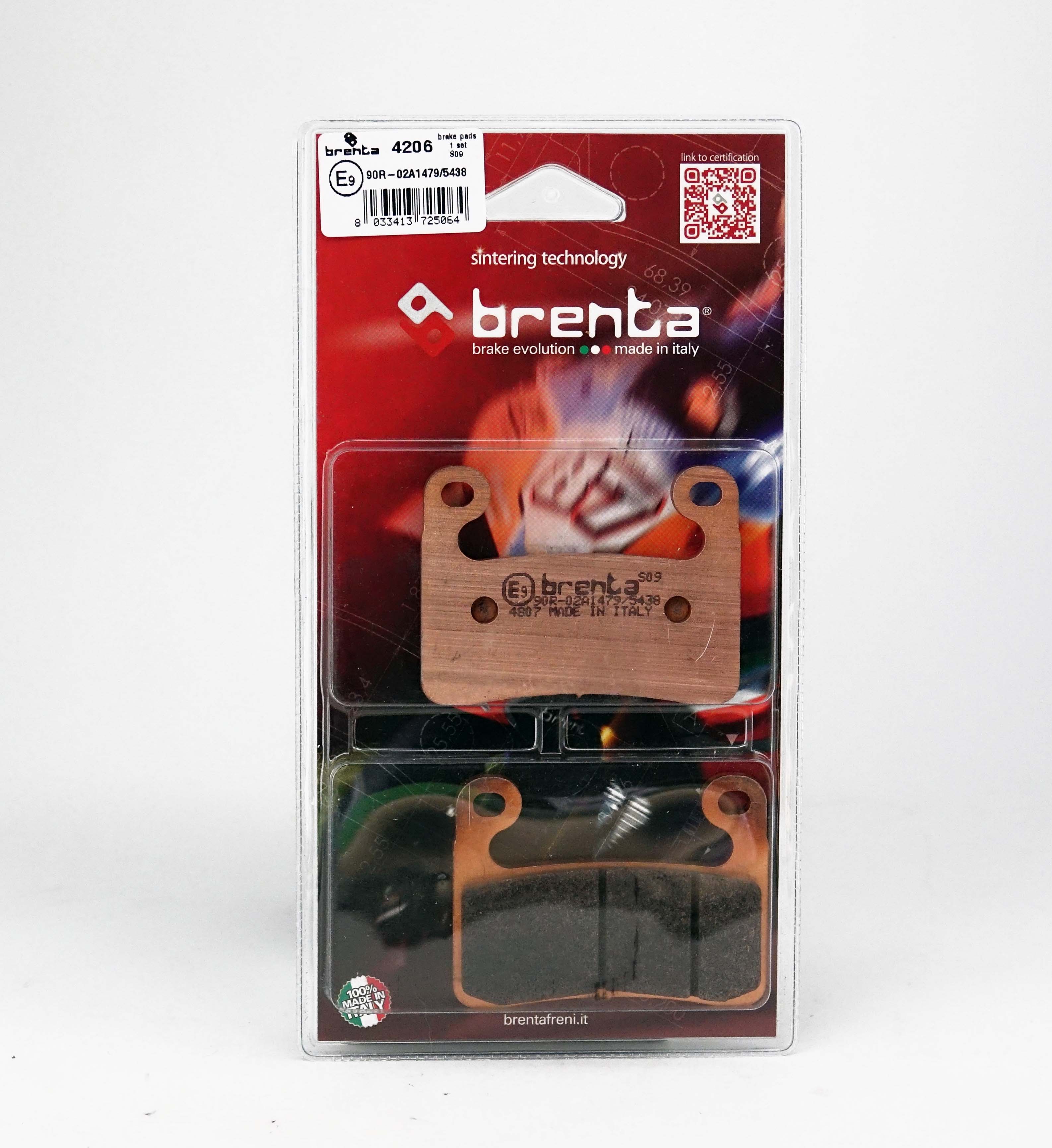 Plaquette de frein Avant Brenta FT4206 - Syntérisé Route