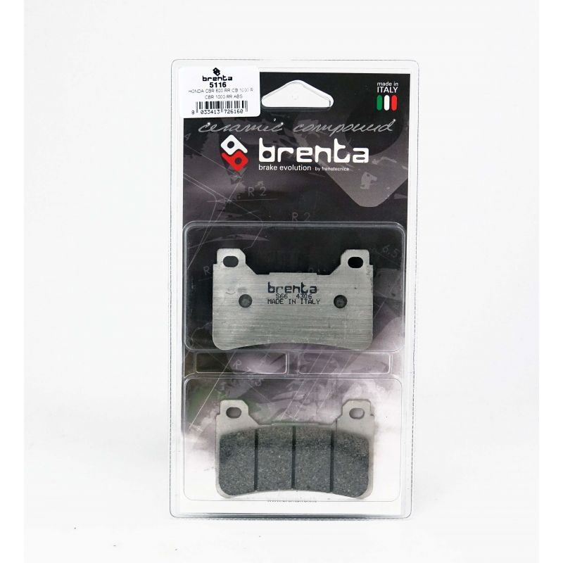 Plaquette de frein Racing Avant Brenta FT5116 - Carbone Céramique Piste Plaquette de frein Racing Avant Brenta FT5116 - Carbone Céramique Piste
