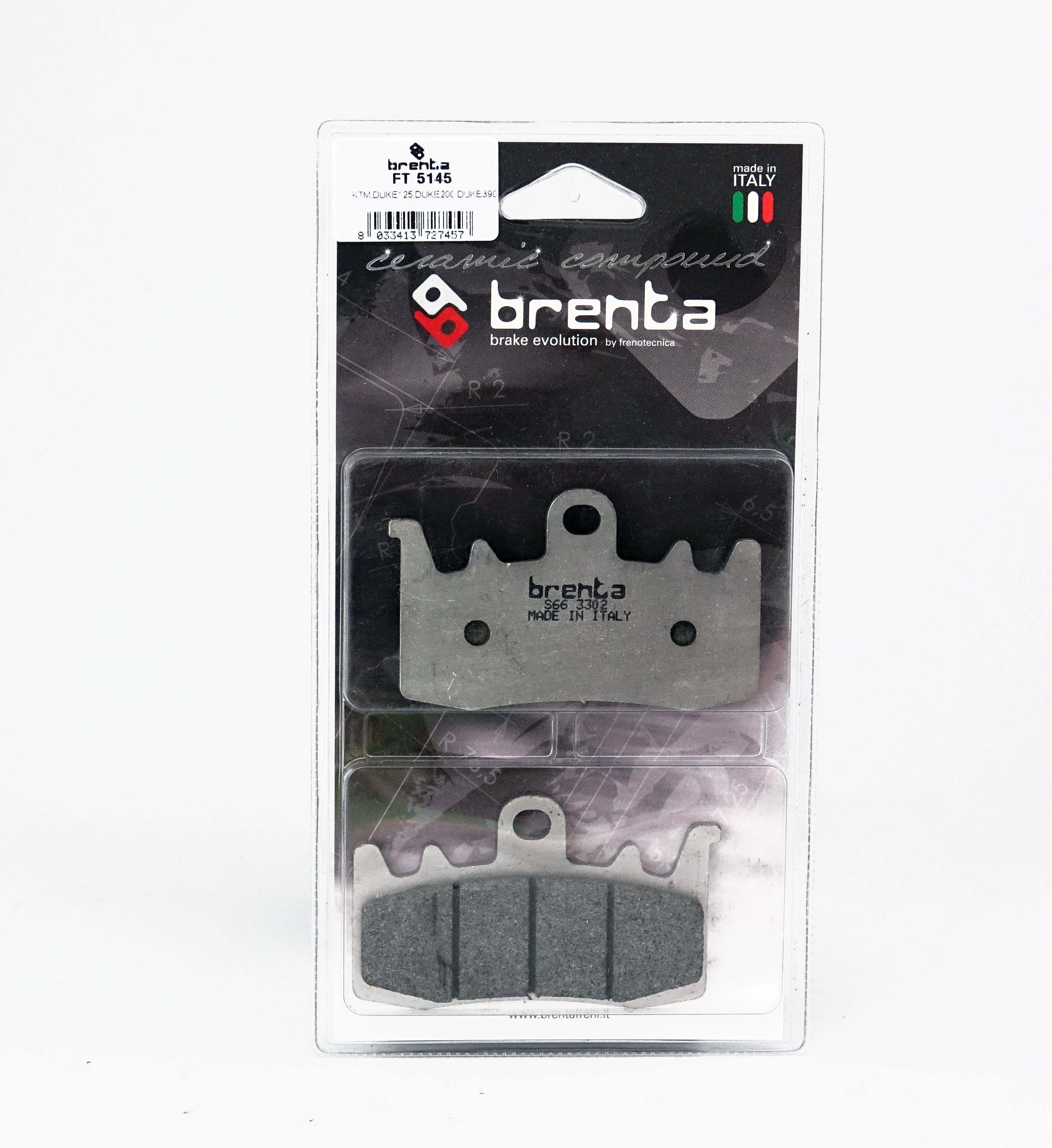 Plaquette de frein Racing Avant Brenta 5145 - Carbone Céramique Piste