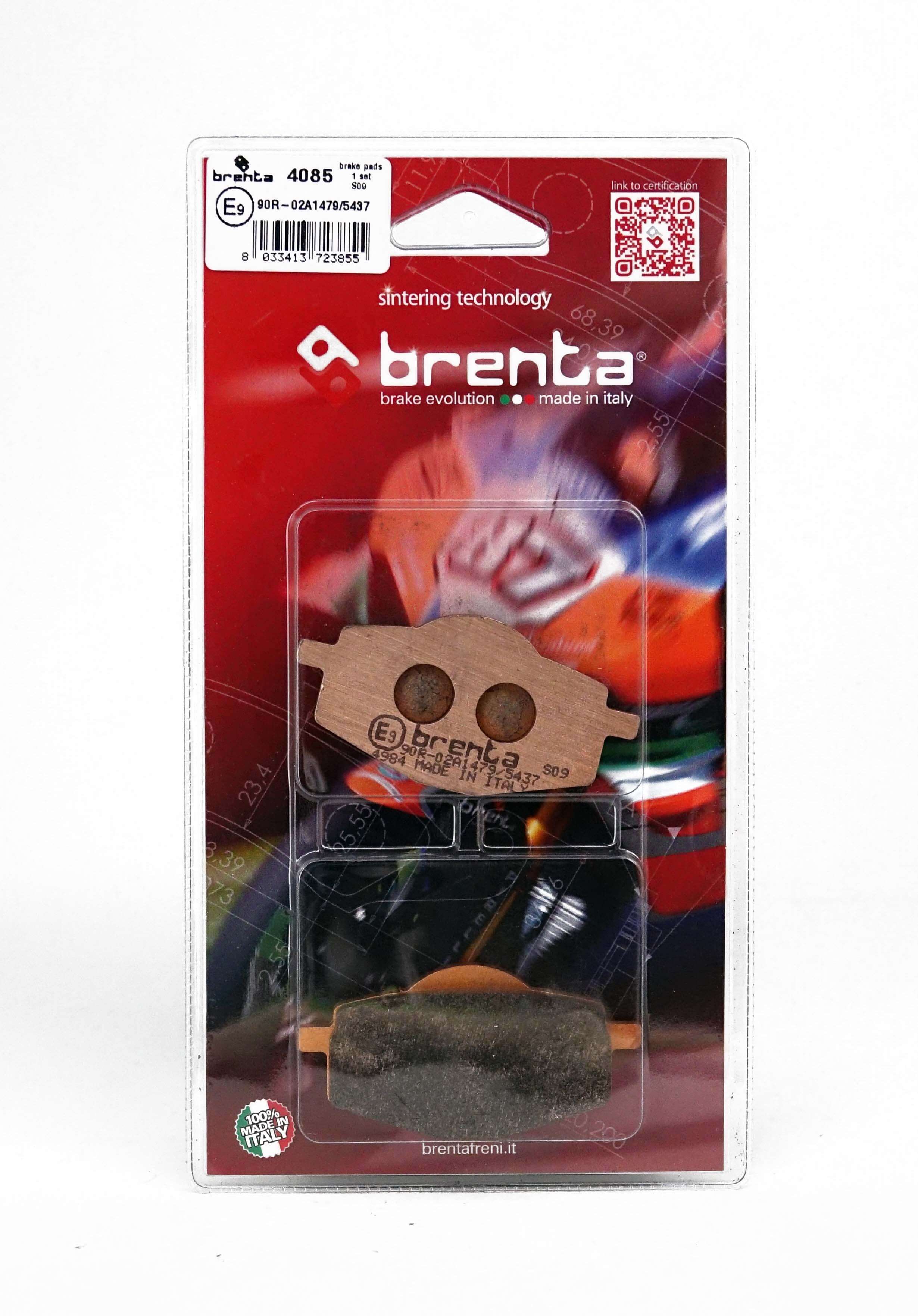 Plaquette de frein Brenta Arrière FT4085 - Métal Fritté Route et Piste