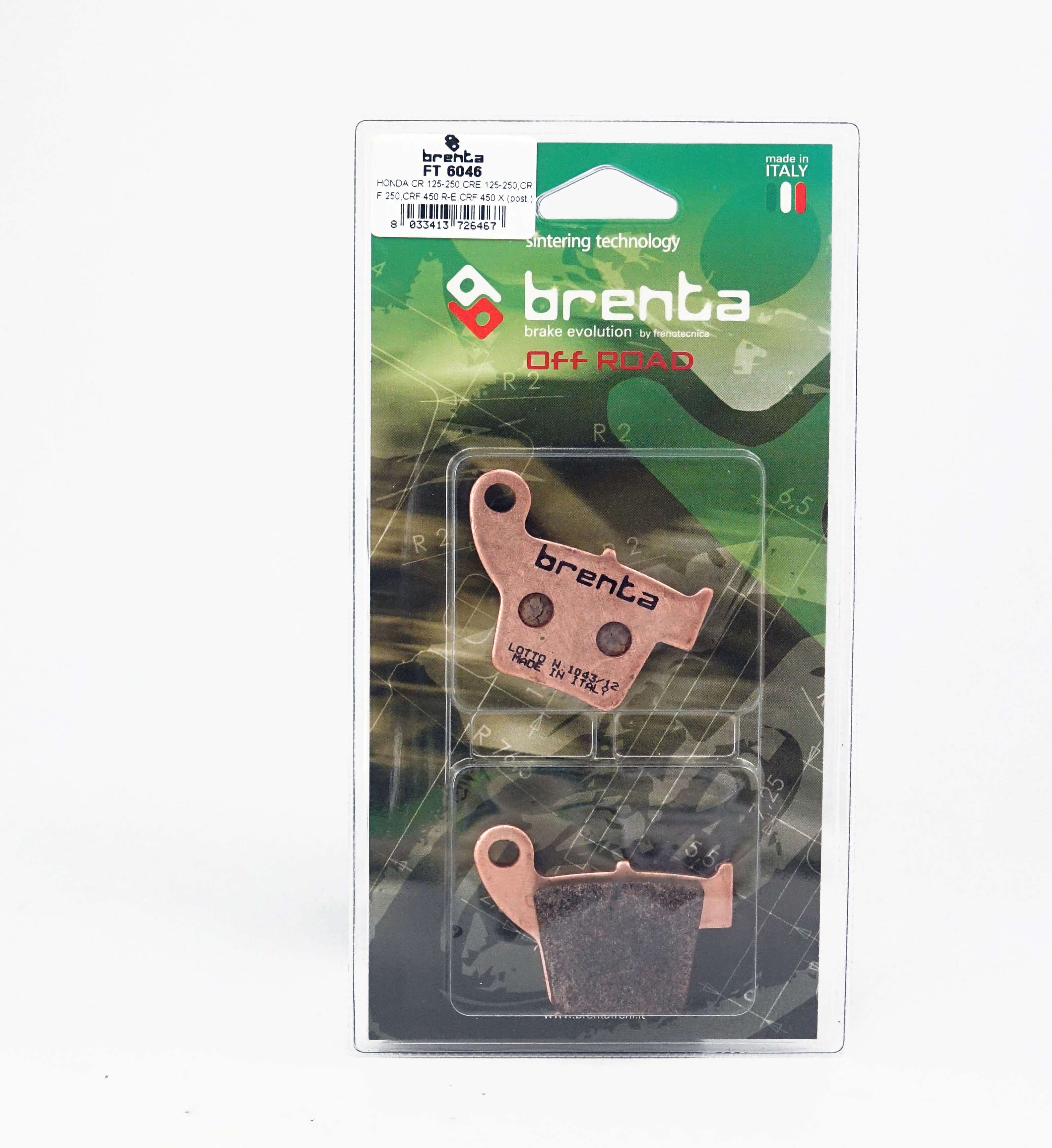 Plaquette de frein arrière moto Brenta FT 6046 Off Road