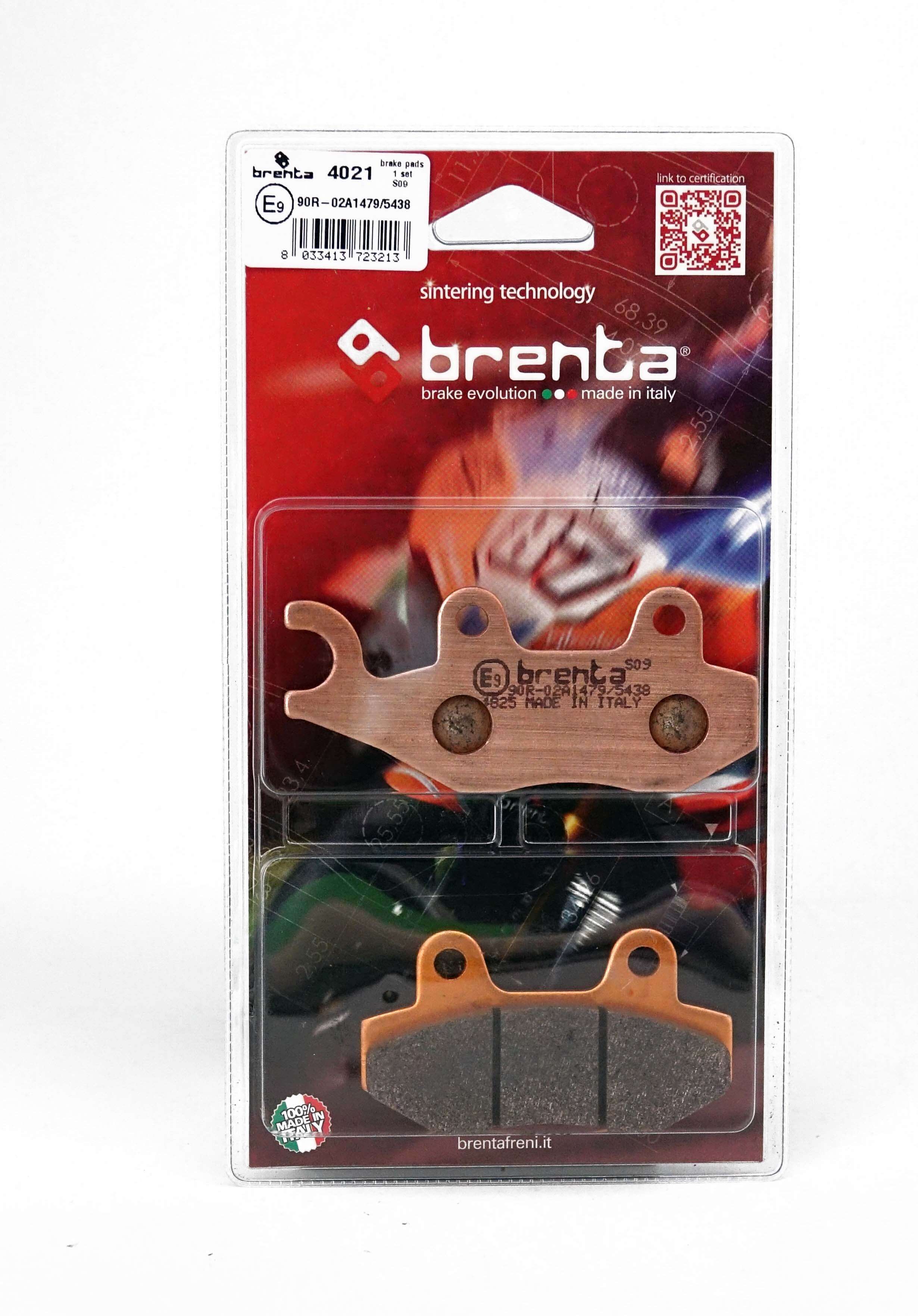Plaquettes De Frein Organiques Moto Brenta - Compatibles Aprilia, Beta, Derbi, GasGas, Gilera, Peugeot, Etc.