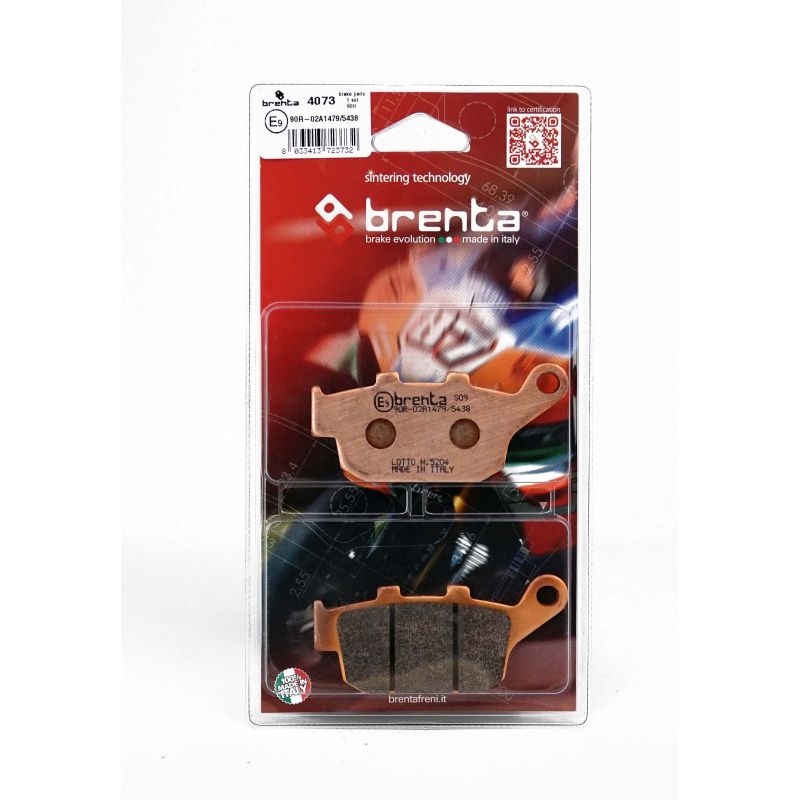 Plaquette de frein Brenta Arrière FT4073 - Syntérisé Route et Piste Plaquette de frein Brenta Arrière FT4073 - Syntérisé Route et Piste