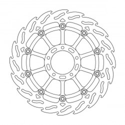 Disque de frein Avant Gauche Moto-Master Flame pour Monster 1100 (09-11) - 113130