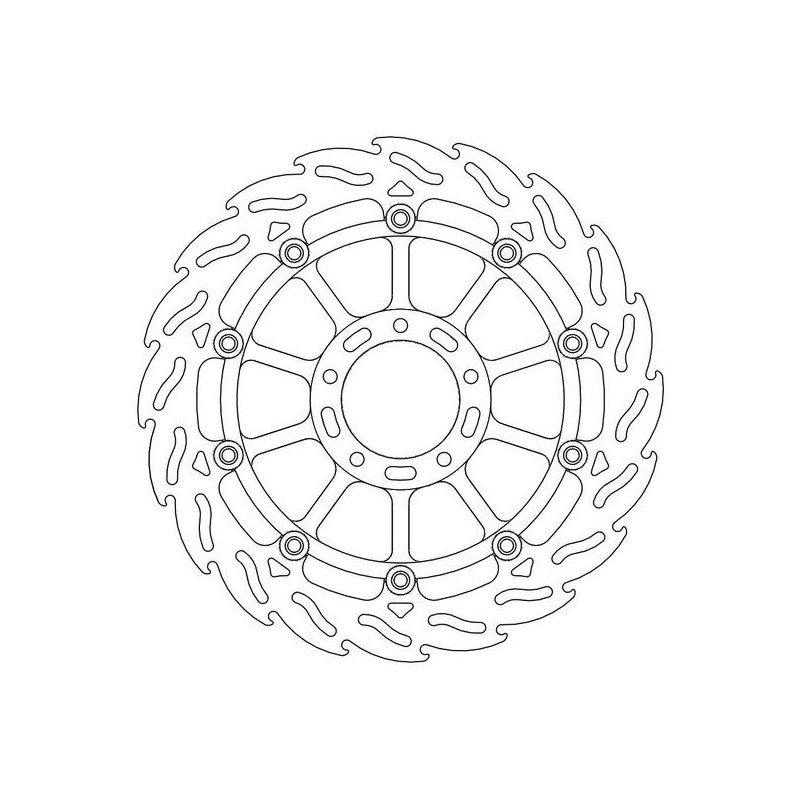 Disque de frein Avant Droit Moto-Master Flame pour Hypermotard 939 (16-18) - 113131 Disque de frein Avant Droit Moto-Master Flame pour Hypermotard 939 (16-18) - 113131