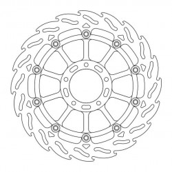 Disque de frein Avant Droit Moto-Master Flame pour Hypermotard 950 (19-24) - 113131