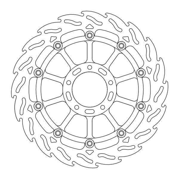 Disque de frein Avant Droit Moto-Master Flame pour Multistrada 950 (17-21) - 113131