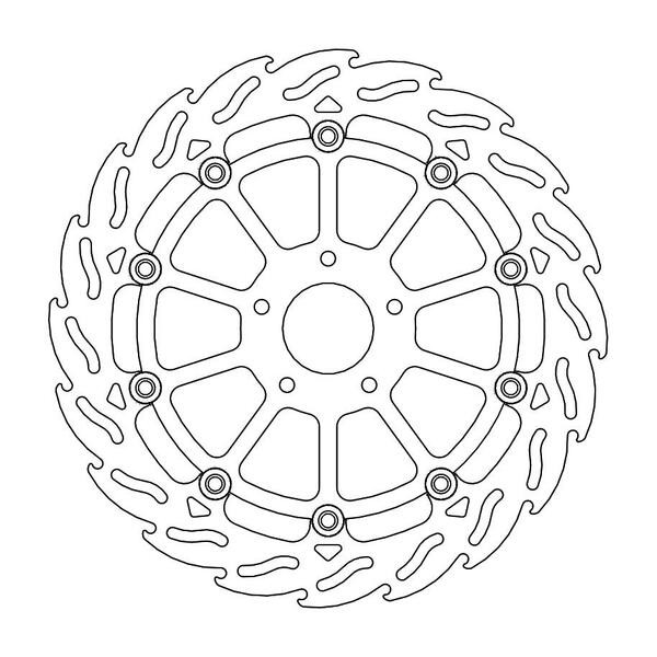 Disque de frein Avant Moto-Master Flame pour CB 500 X (19-21) - 112322