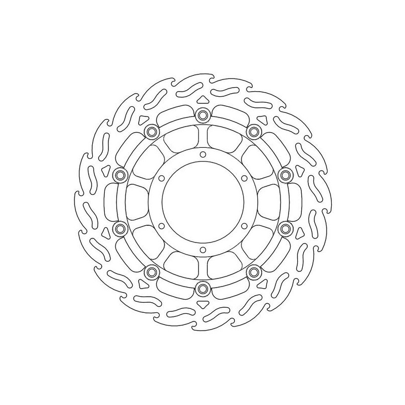 Disque de frein Avant Gauche Moto-Master Flame pour Hornet 600 (07-13) - 113093