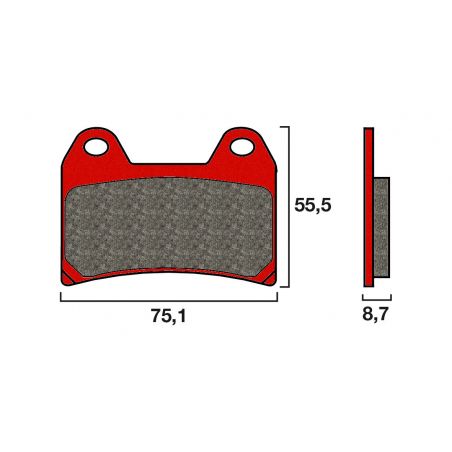 Plaquettes De Frein Avant Brembo 07BB19SA Pour Benelli BN 302/300 (2014) - Neuf, Emballage D'origine