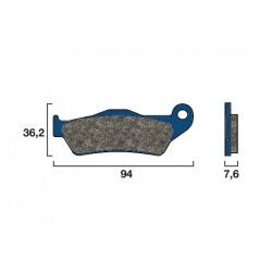 Plaquettes De Frein Tecnium Pour KTM 1290 Super Adventure 2015-2016 - Organiques, Performance Et Durabilité