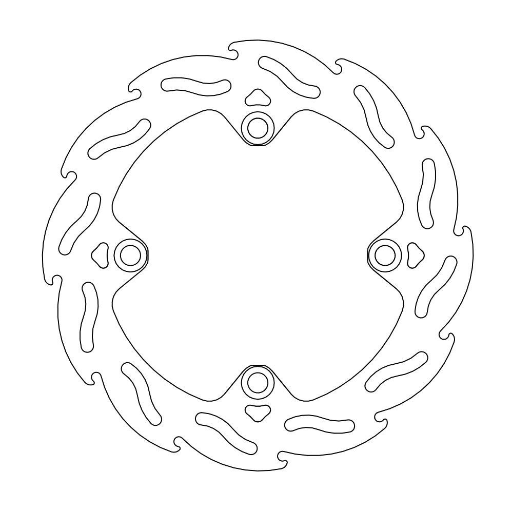 Disque de Frein Arrière Moto-Master Flame Series pour Sherco SE-R 125 (18-22) - 110667