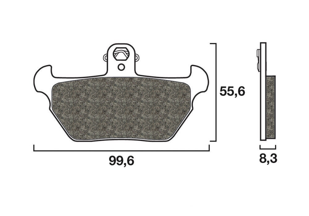Plaquette de frein Avant Brembo 07BB22LA - Syntérisé Route