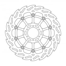 Disque de frein Avant Gauche Moto-Master Flame pour CBR 1100 XX Blackbird (99-08) - 113019