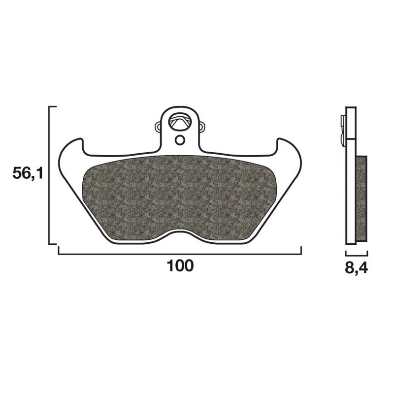 Plaquette de frein Avant Brembo 07BB24LA - Syntérisé Route Plaquette de frein Avant Brembo 07BB24LA - Syntérisé Route